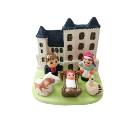 Crèche du monde béarnaise