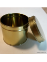 boite métallique dorée 250 ml avec couvercle