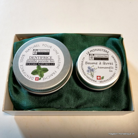 Duo dentifrice et baume lèvres abricot