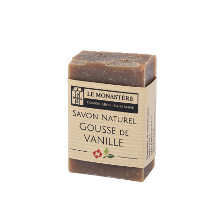 Savon artisanal naturel à la vanille peaux déshydratées