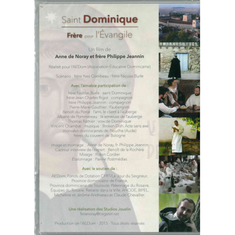 film saint Dominique, frère pour l'Evangile