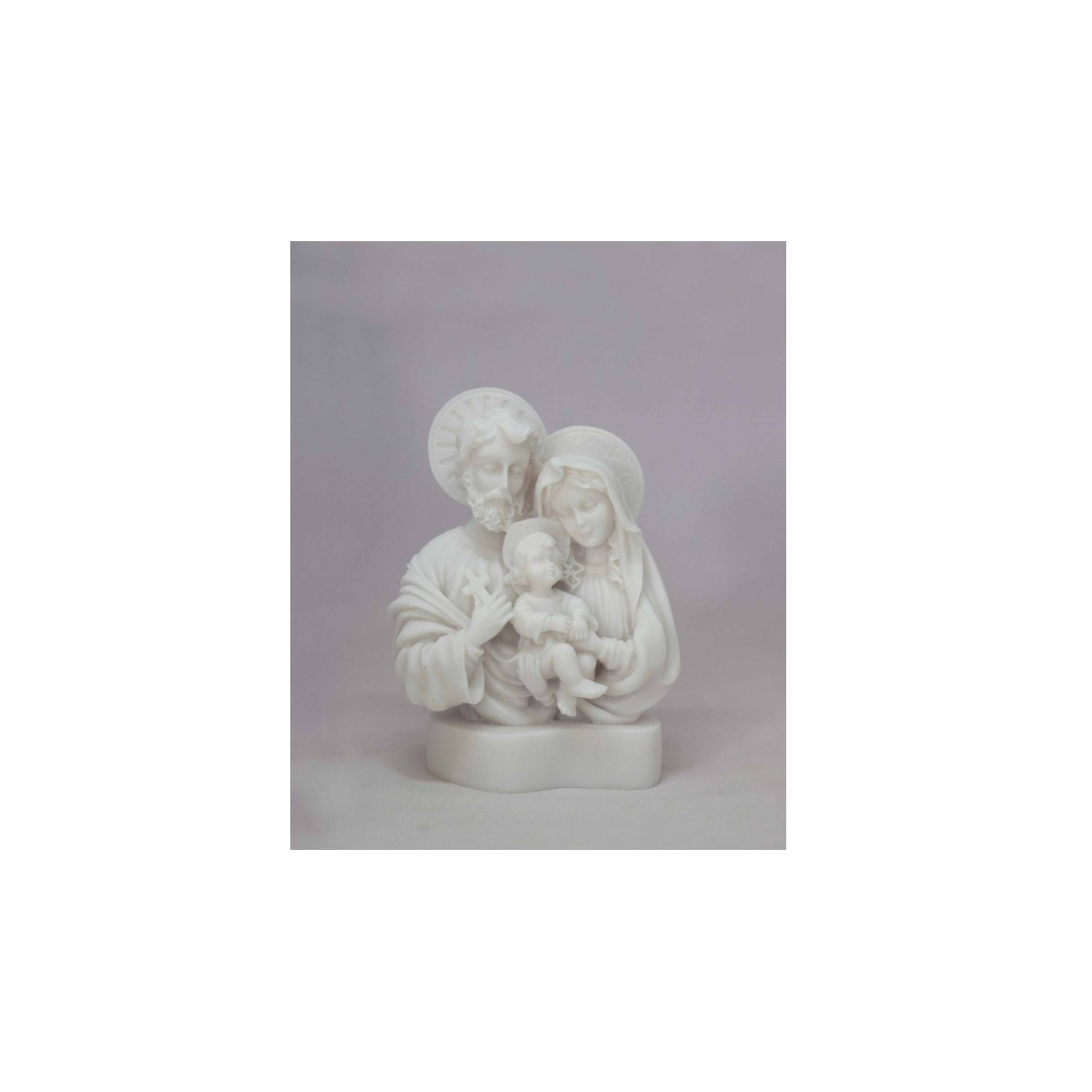 Statue de la Sainte famille en albâtre