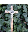 crucifix métal et olivier