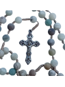 croix du Chapelet en amazonite givrée