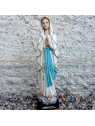 Statue de Notre-Dame de Lourdes polychrome