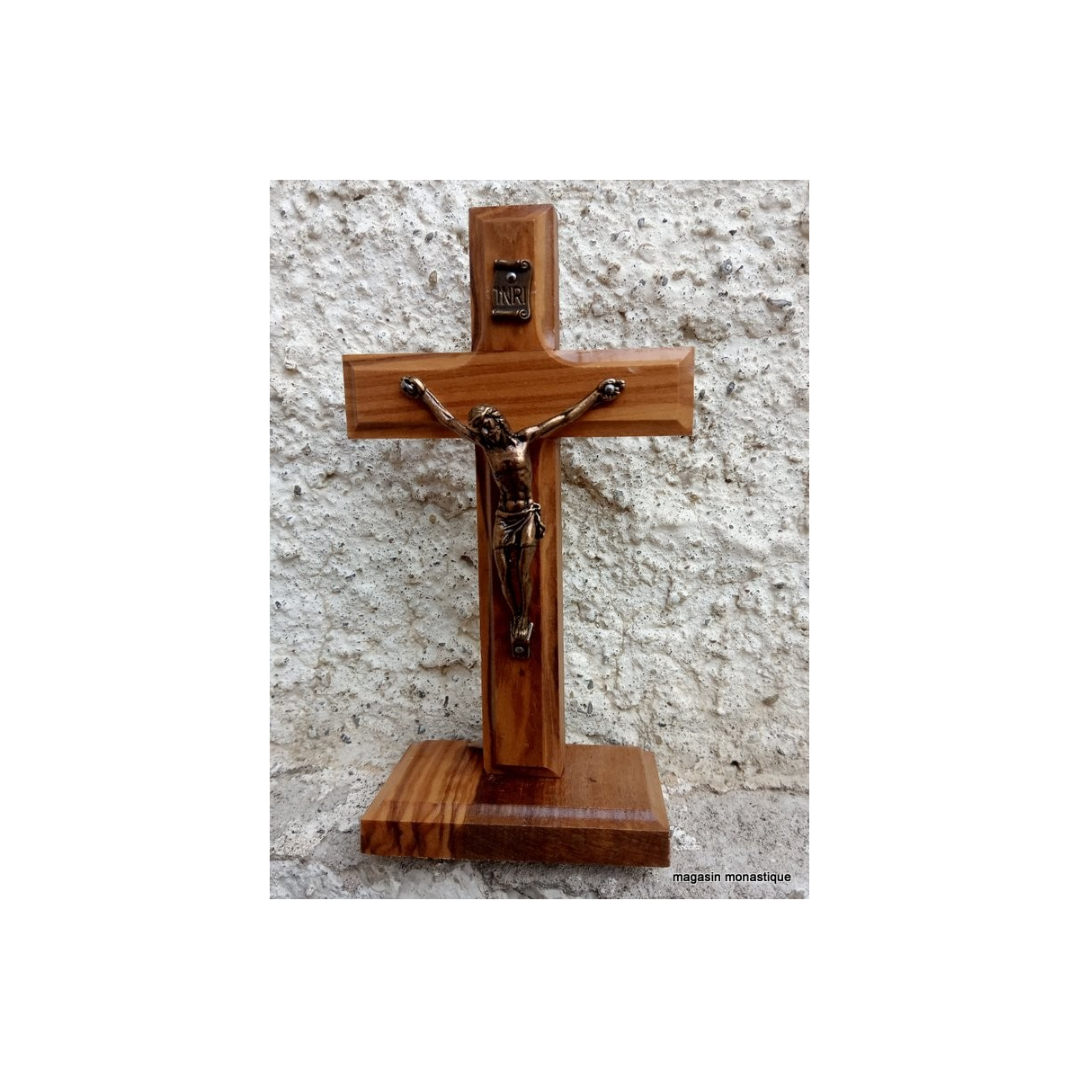 Crucifix en bois d'olivier