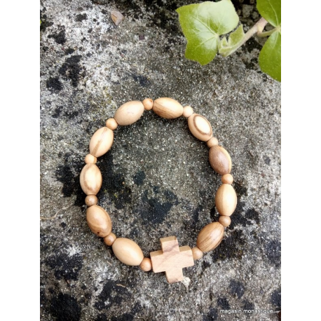 bracelet dizainier en bois d'olivier