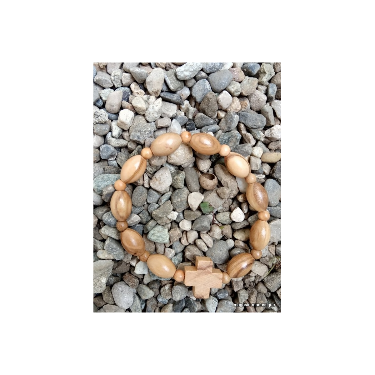 Bracelet dizainier en bois d'olivier