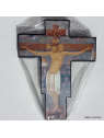 Croix-icône avec un Christ Byzantin