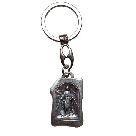 Porte-clés saint Christophe / Vierge miraculeuse