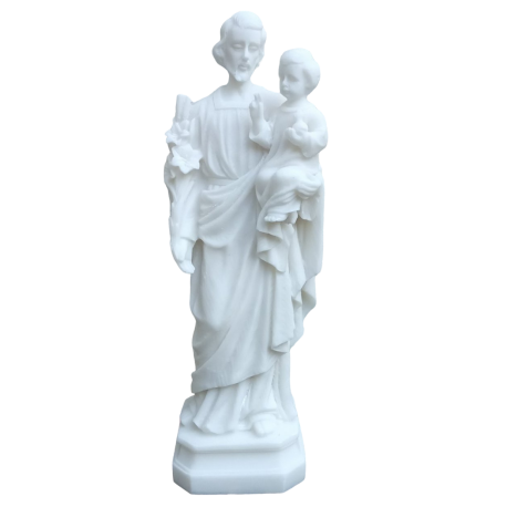 statue de saint Joseph avec l'enfant Jésus