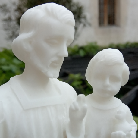 statue Joseph et Jésus