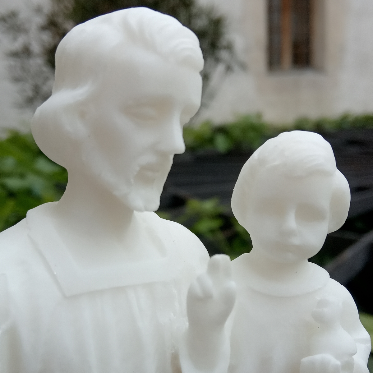 statue Joseph et Jésus