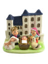 Petite crèche de Noël campagnarde