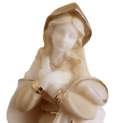 vierge Marie de Crèche de Noël en albâtre