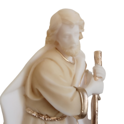 saint Joseph de Crèche de Noël en albâtre