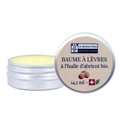 Baume à lèvres à l'abricot en pot