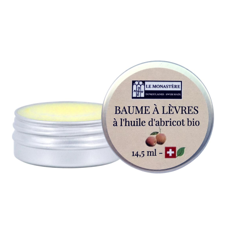 Baume à lèvres à l'abricot en pot