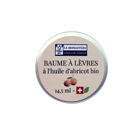 Baume à lèvres à l'abricot en pot
