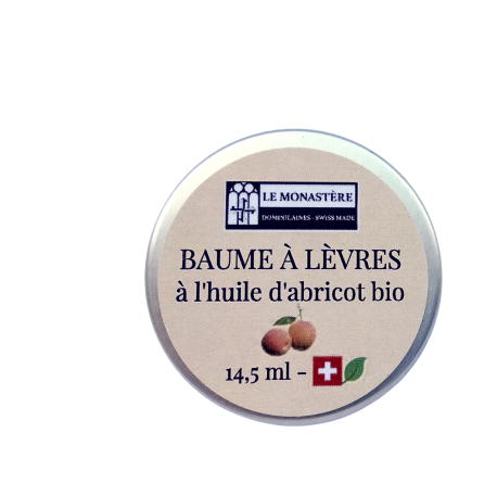 Baume à lèvres à l'abricot en pot