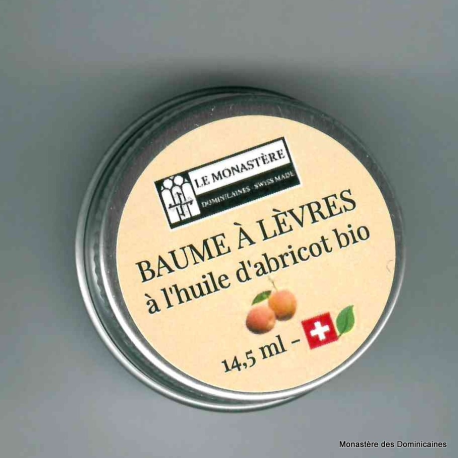Baume à lèvres à l'abricot en pot