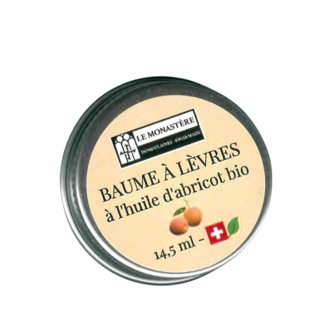 baume à lèvres à l'abricot en pot alu