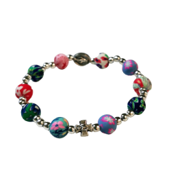 bracelet dizainier multicolore