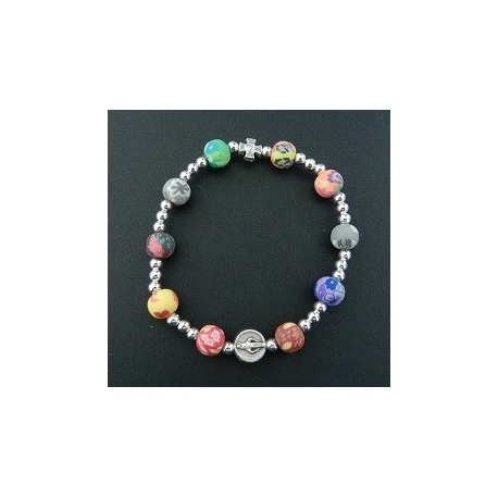 bracelet dizainier pour réciter le chapelet