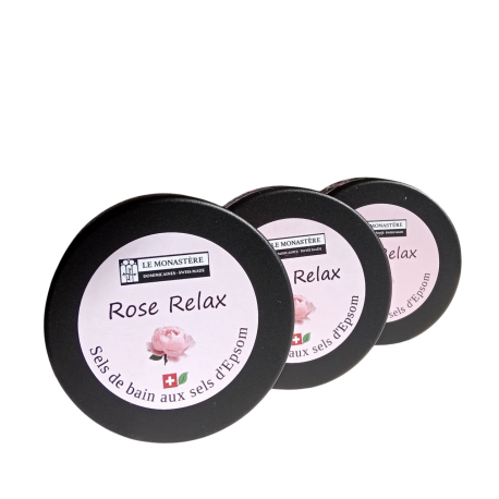 sel de bain senteur rose
