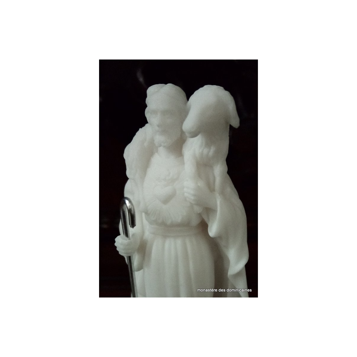 Mini statue du Christ Bon Pasteur