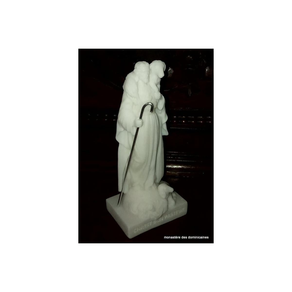 Petite statue de Jésus Bon Berger