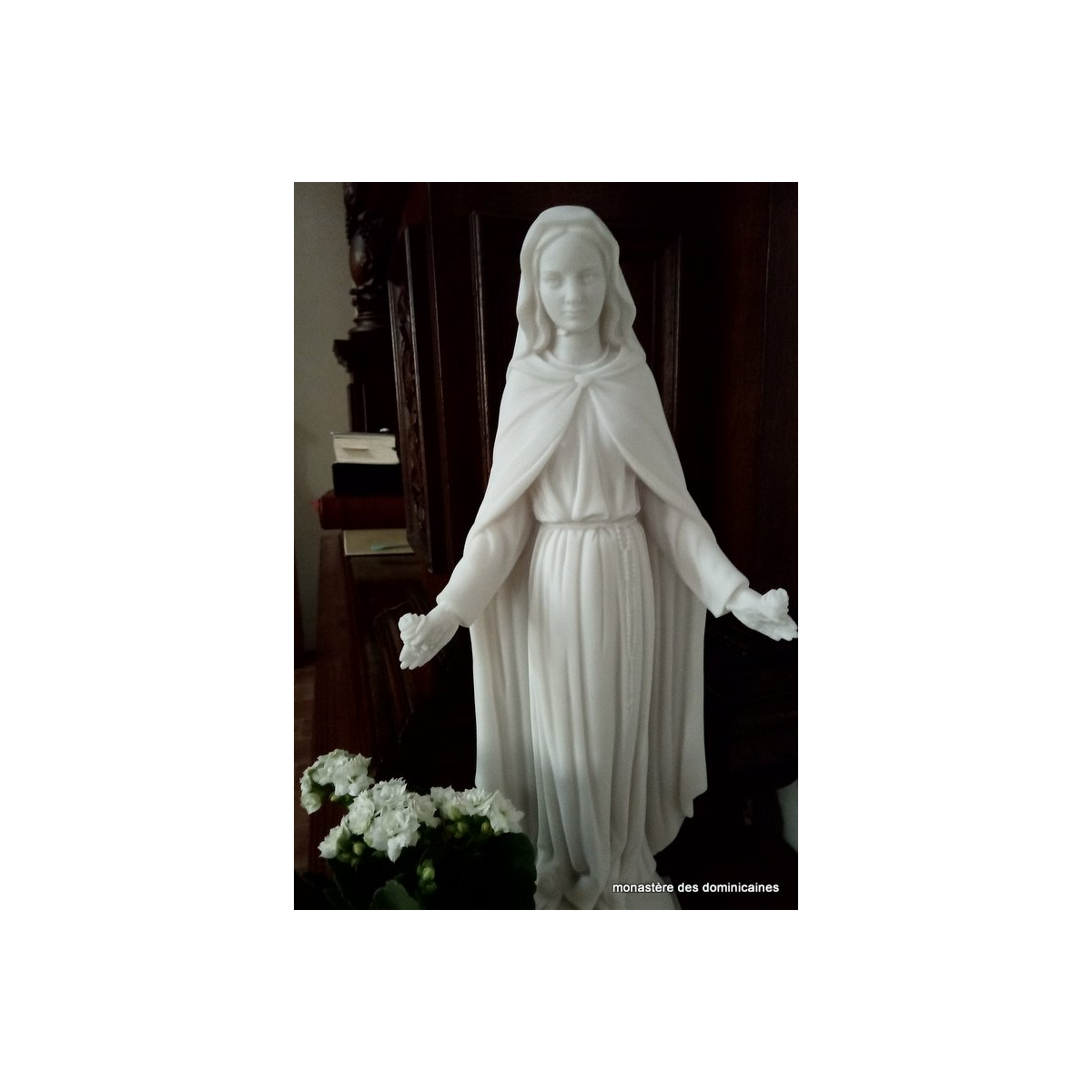 statue de marie en albâtre