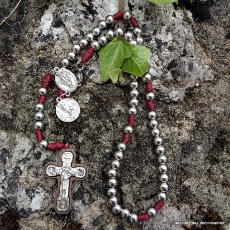 chapelet de combat avec médaille miraculeuse et saint Michel