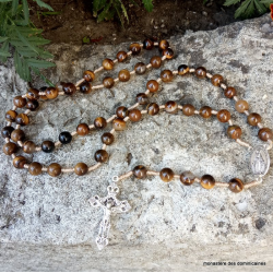 le chapelet catholique en oeil de tigre