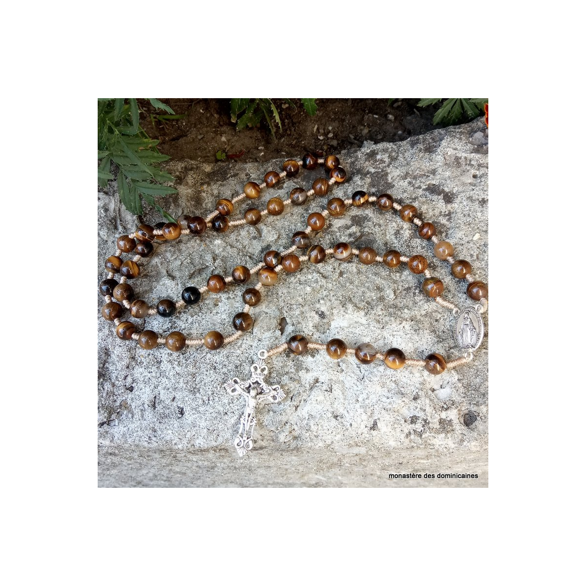 le chapelet catholique en oeil de tigre