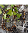 chapelet catholique en oeil de tigre