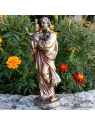 Statue de saint Joseph en bronze coulé à froid