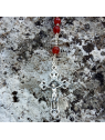 chapelet catholique en cornaline - italie