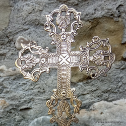 croix d'autel en bronze