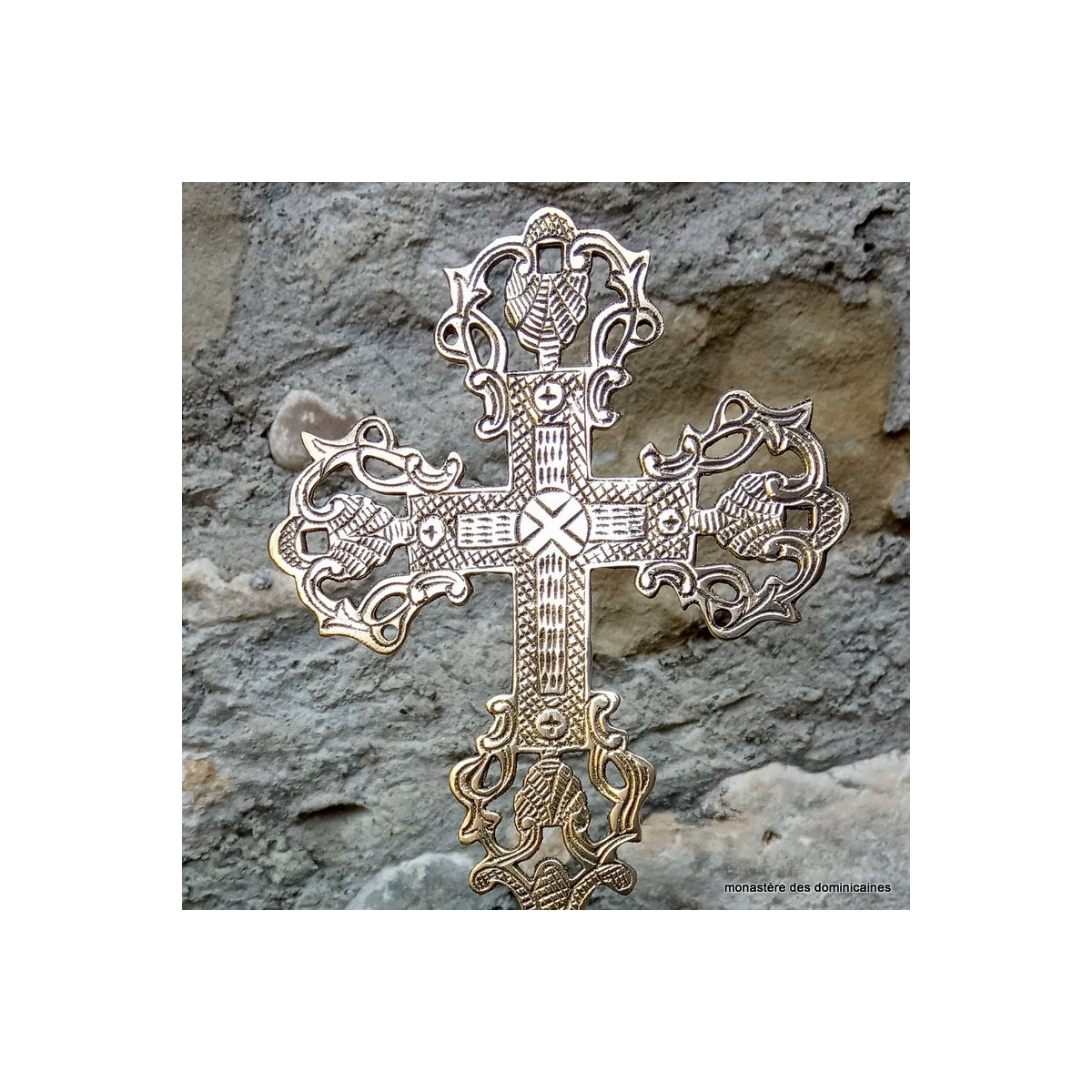 croix d'autel en bronze