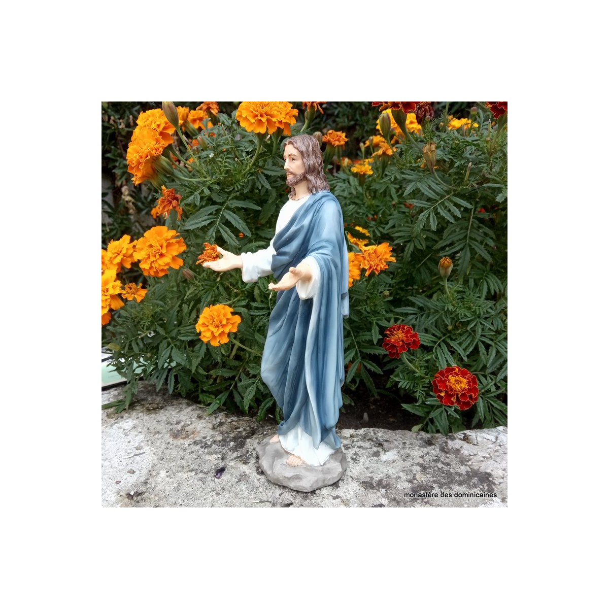 statue du Christ les bras ouvert
