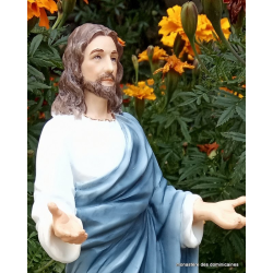 statue de Jésus qui nous accueille