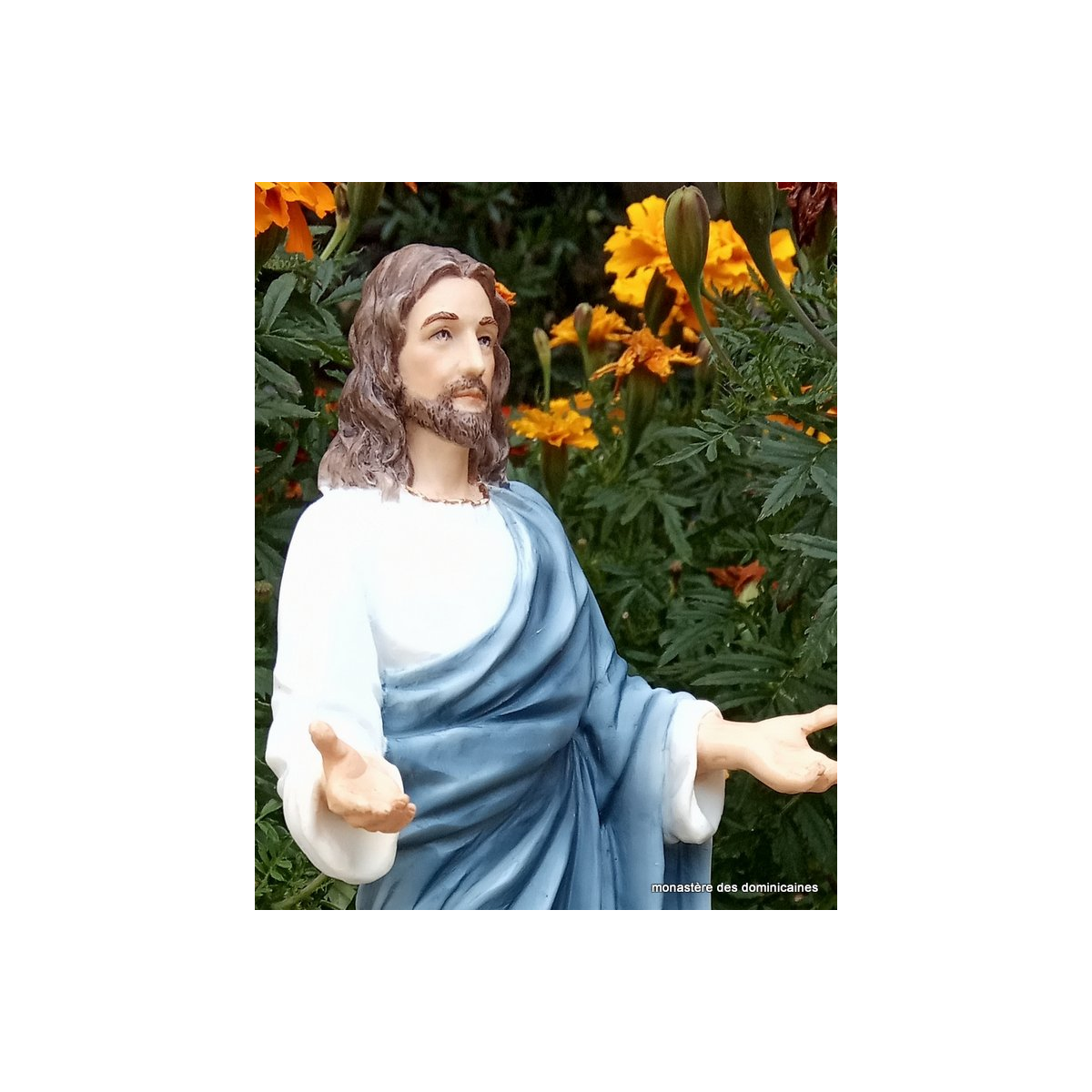 statue de Jésus qui nous accueille