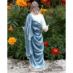 statue de Jésus de dos