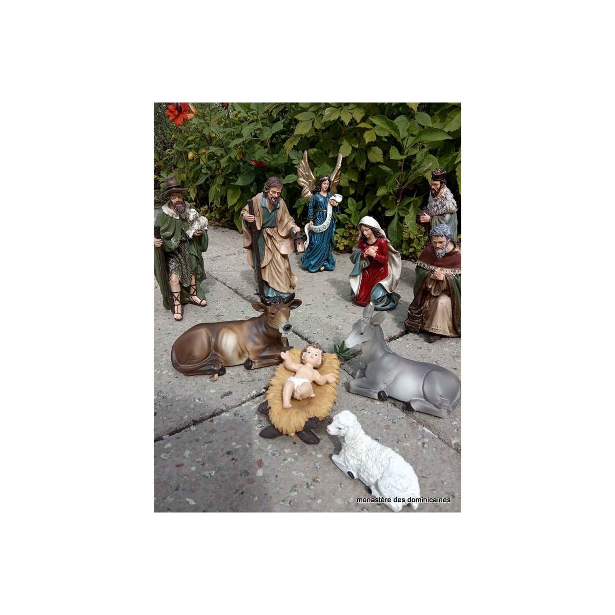 Crèche de Noël - 11 pers - 20 cm