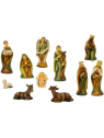 les 11 santons de la crèche Noël
