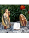 Crèche de Noël: Marie et Joseph et la mangeoire