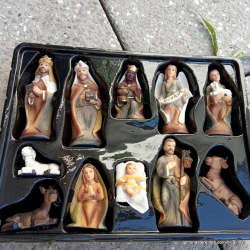présentoir de la Crèche de Noël