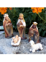 Crèche de Noël: les mages et Jésus