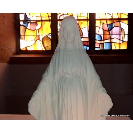 statue en albâtre de la vierge Marie 50 cm